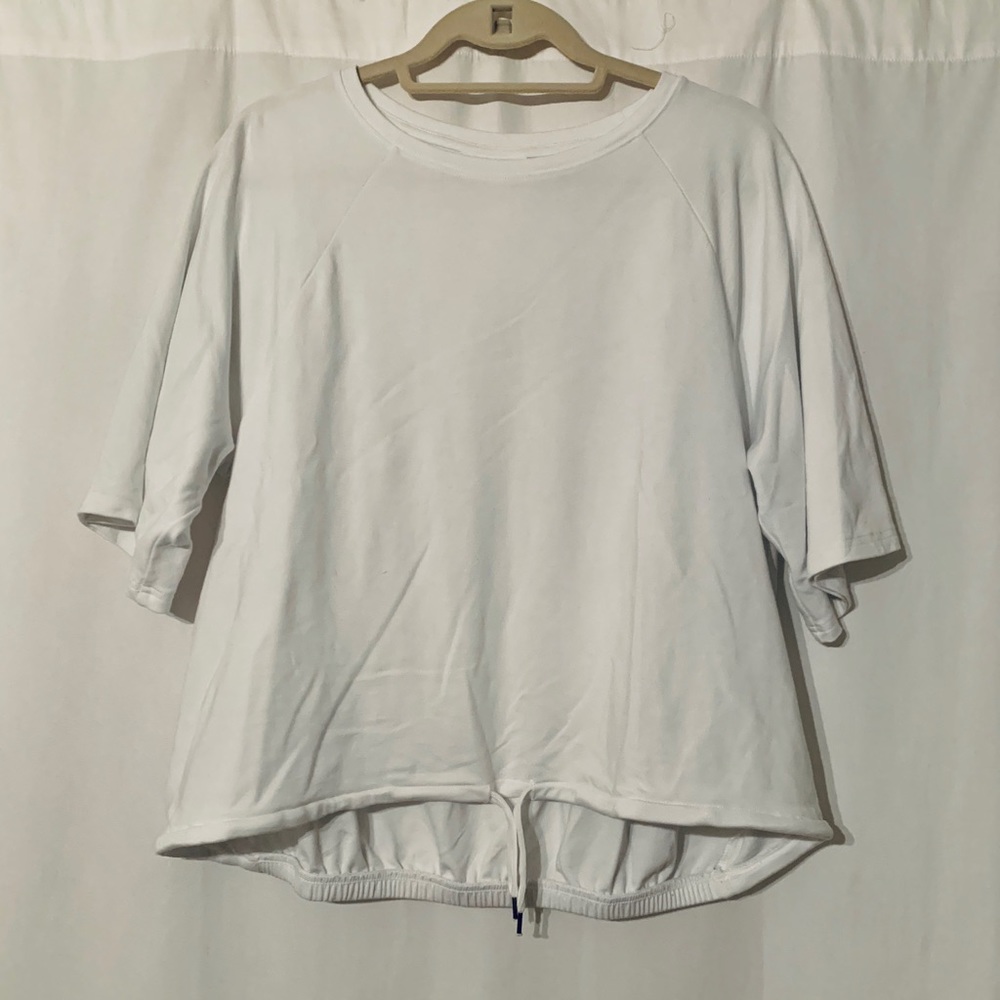 White Top With Scrunched Bottom